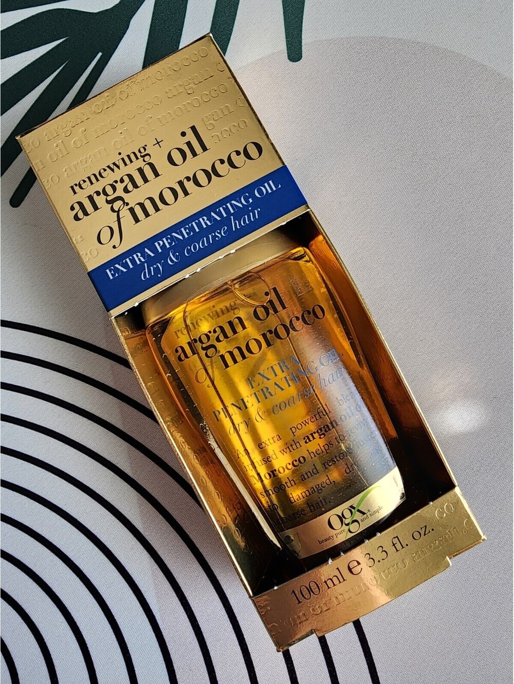 OGX - Extra Penetrating Oil - Argan Oil Of Morocco -Dry, Course Hair- 3.3 Oz
